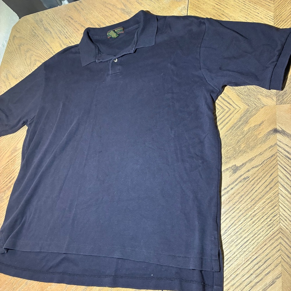 VTG Made In USA The Cotton Exchange Mens Short Sleeve Pique Polo Shirt XL